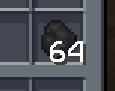 The normal coal item icon for comparison.